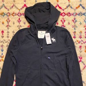 Abercrombie Kids, Black Zip Hoodie, 11-12yrs